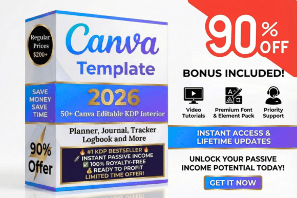Download 50+ Editable Templates | KDP 2026 - Editable templates Collection