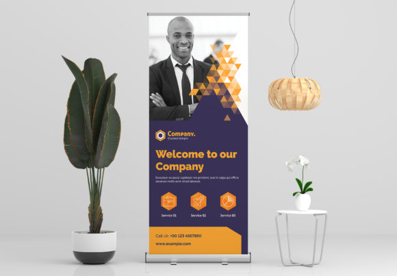 Download Roll-Up Banner Creative Template - Creative template Collection