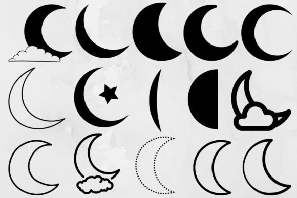 Download Crescent Moon Svg Bundle - Premium Resources