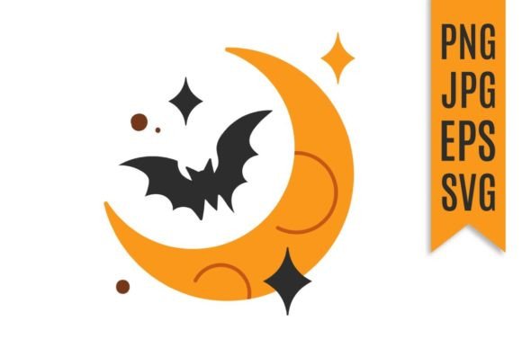 Download Spooky Moon Halloween Vector Illustratio - Moon Collection