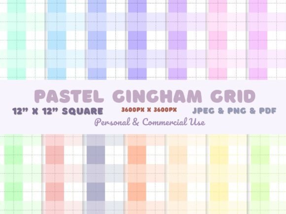 Download Pastel Minimalist Gingham Grid Seamless - Minimalist Collection