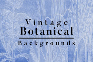 Download Vintage Botanical Backgrounds - Vintage Collection